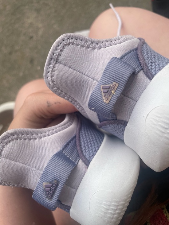 adidas Other - adidas Kids Lavender Slip-On Sneakers with White Sole